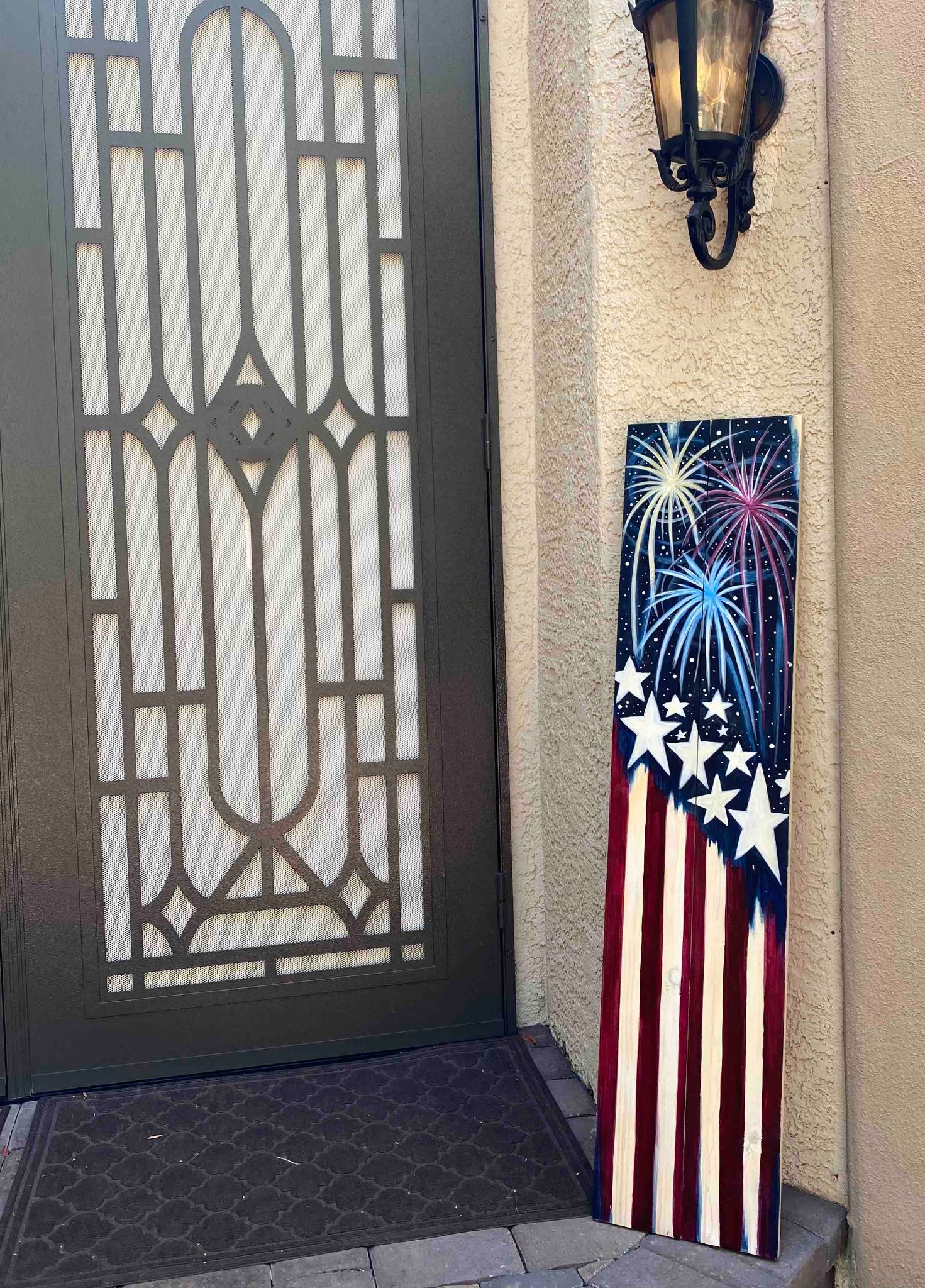 Star Spangled Banner Porch Leaner